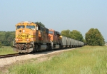 BNSF loaded coal train on KRR